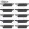 Pour iPhone 12 mini / 13 mini 100set Autocollant de bande adhésive noire de batterie